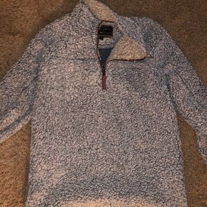 True grit light blue and white jacket, barely worn